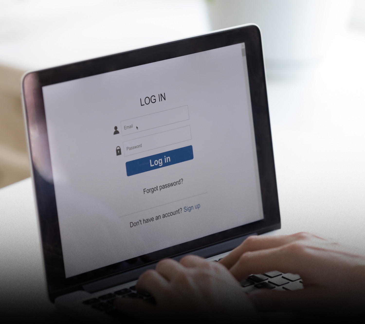 Customer Login Page Image