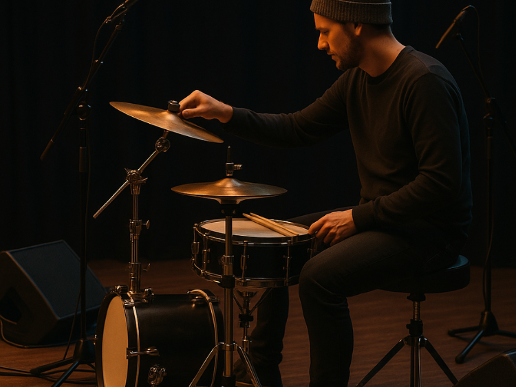 How to Build a Compact Drum Setup for Small Stages